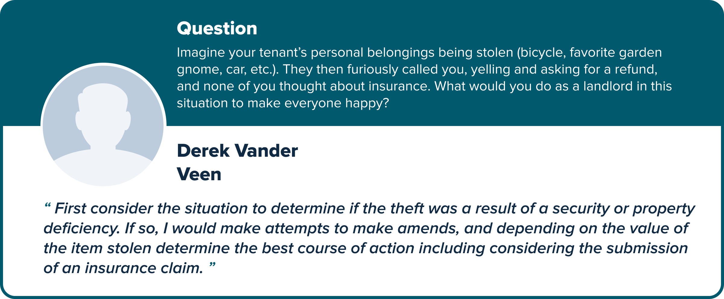 landlord insurance cost question