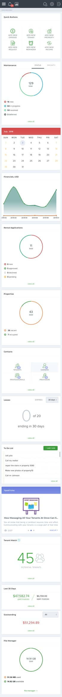 TenantCloud screen phone